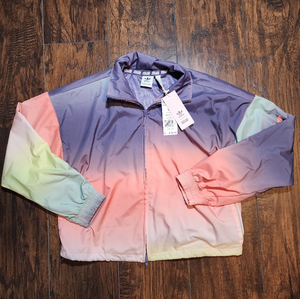 Adidas Multicolor Gradient Windbreaker